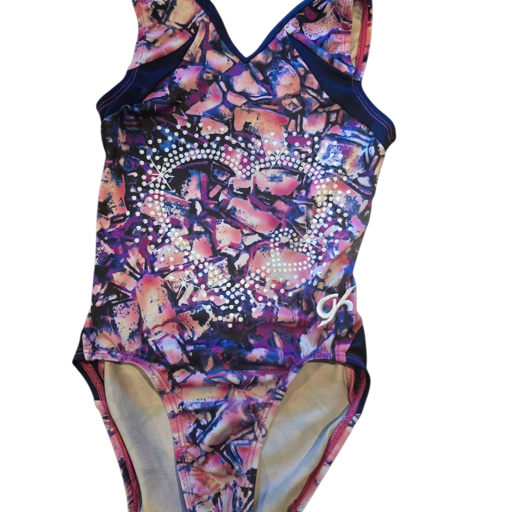 GK Multicolor Gymnastics Leotard